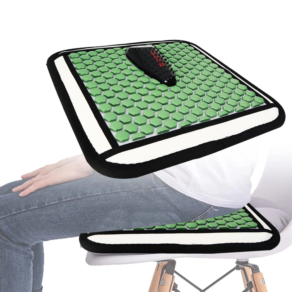 Pelvic Floor Buttock Muscle Massage Pad infrared Heated jade Mat Therapy Prostate Massage Pad pain Relief Tool Good For Heath - Path to Self-Improvement