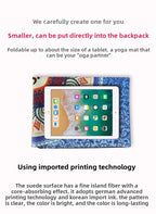 Chamois Yoga Mat Collapsible Portable Suede Yoga Towel Dance Movement Fitness Jump Rope Non-slip Floor Mat Exercise Mat  Gym Mat - Path to Self-Improvement