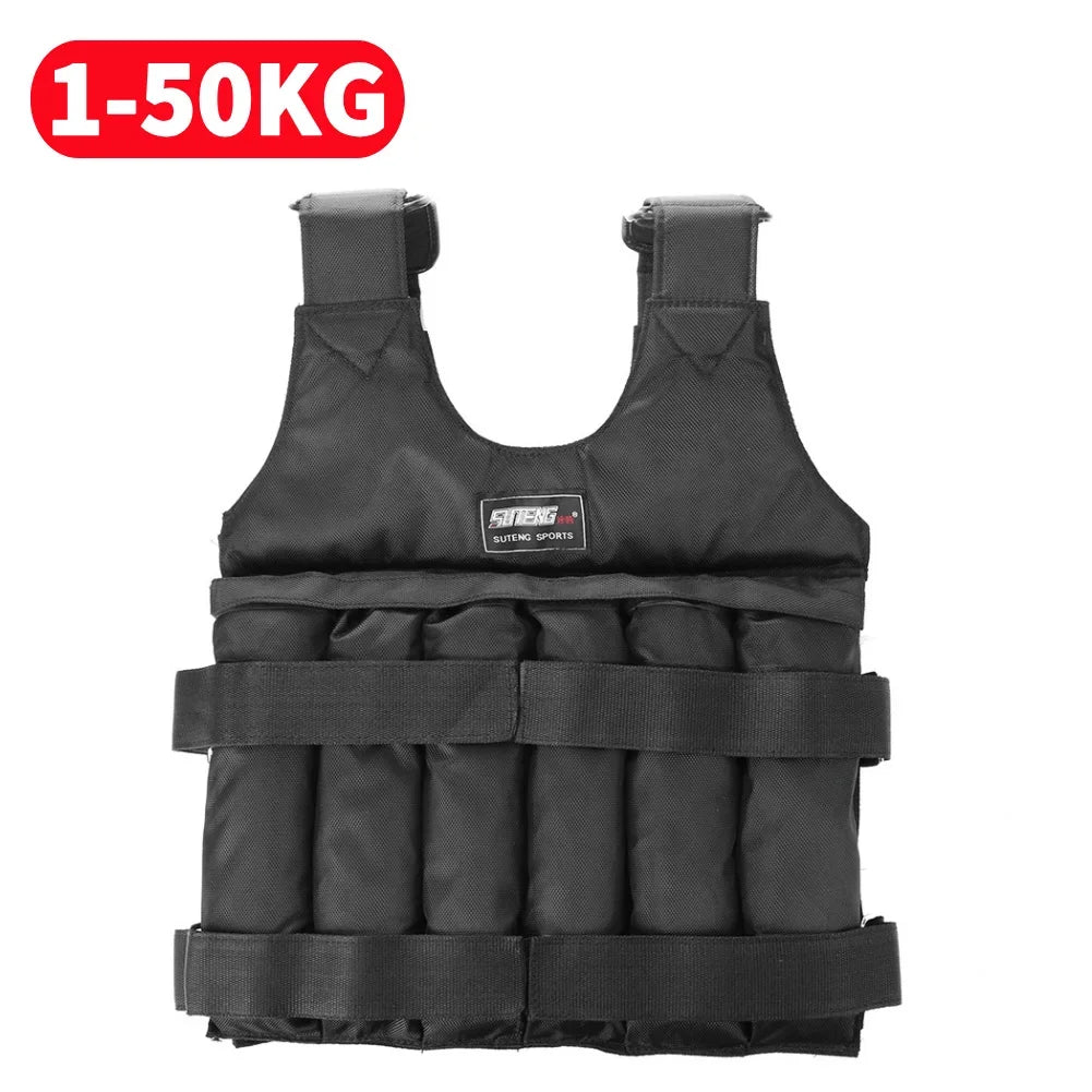 3/20/15/35/50kg Weighted Vest Adjustable Weighted Exercise Vest Workout Equipment for Running Training Workout Jogging Walking