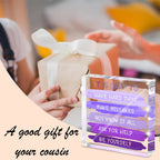 Mental Health “It is Okay to...” Desk Sign - 4x4 Inch Purple Acrylic Affirmation Decor for Women, Therapy Office Decor