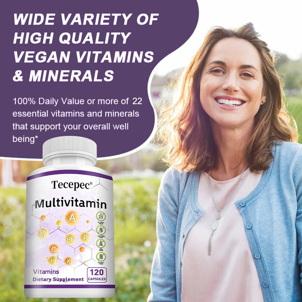 Multivitamins and Minerals - Powerful Antioxidants, Improves Digestion, Boosts Immune Function, and Boosts Energy Levels - Path to Self-Improvement