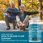 Alpha-lipoic Acid Capsules For Improve Glucose Metabolism Insulin Nervous Liver Have Anti-aging Beauty Weight Management Effects