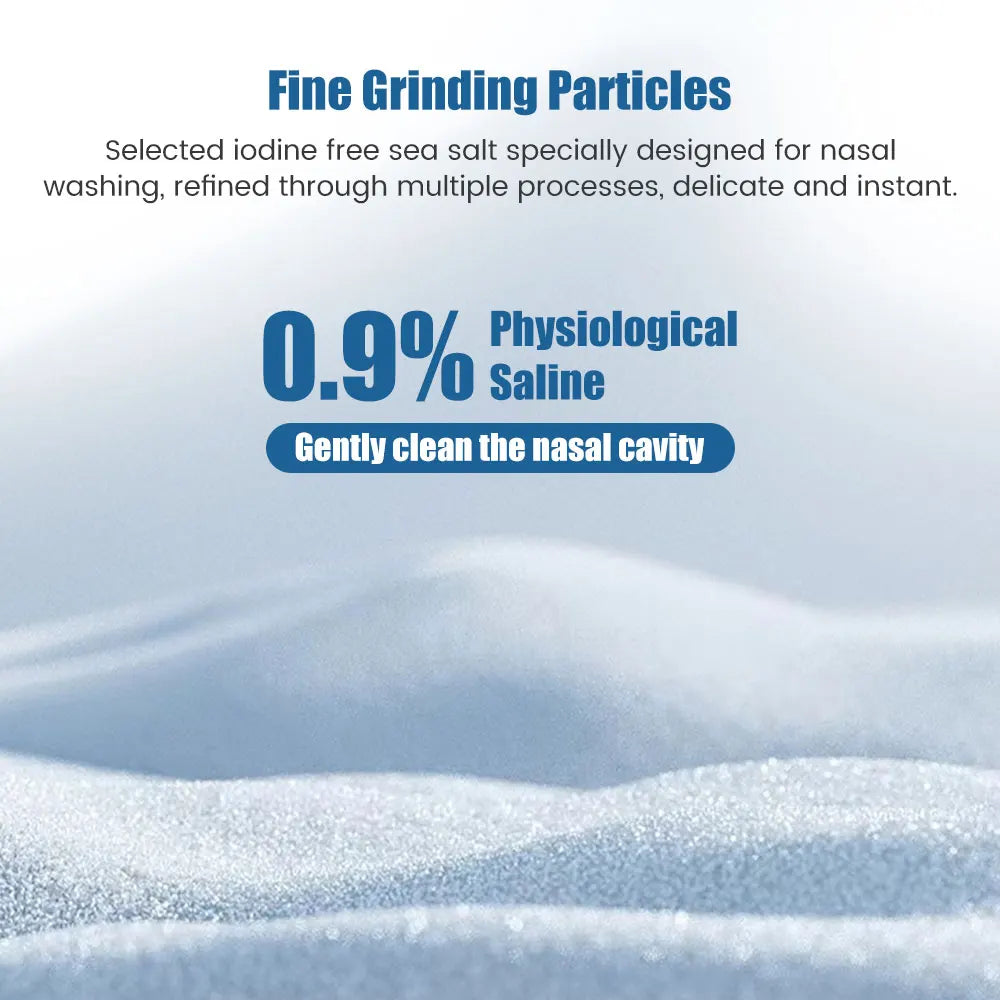 30PCS 2.7g 4.5g Nasal Wash Salt Irrigation 0.9% Saline Household Allergic Rhinitis Sinus Nasal Rinsing Nose Cleaner Tools - Path to Self-Improvement