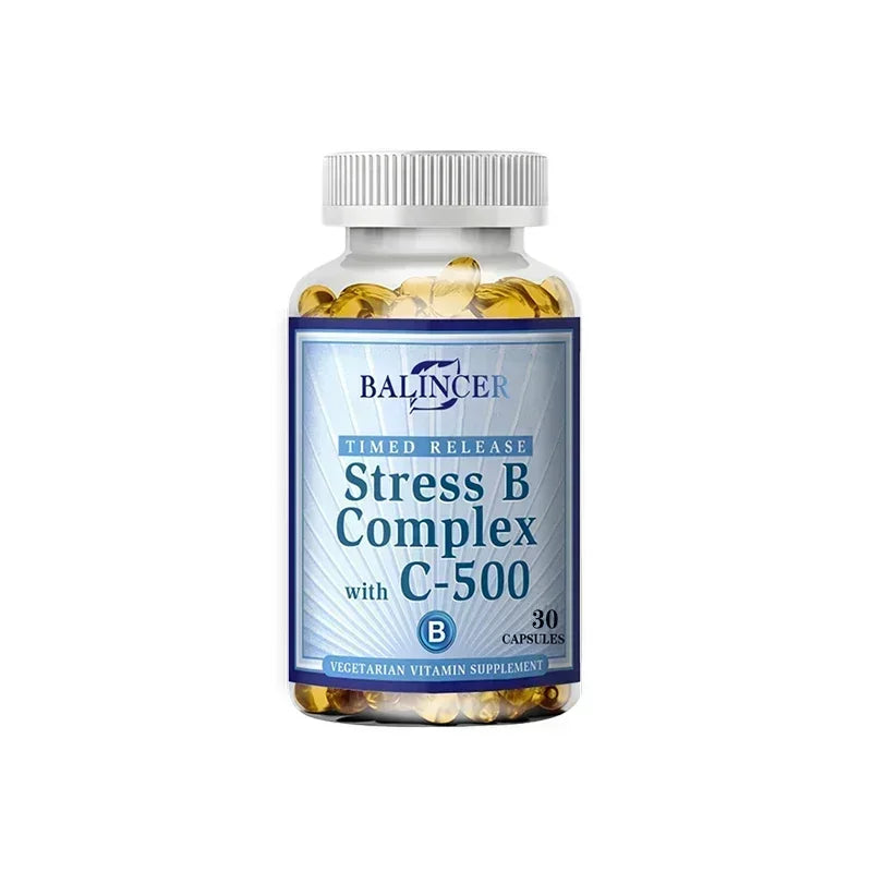 Vitamin B Complex - Supports Energy, Nervous System Health, Boosts Immunity, Antioxidant Supplement-120 Capsules - Path to Self-Improvement
