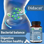 Candida Complex with Digestive Enzymes - Contains Probiotics and Oregano Extract To Balance The Gut and Aid Digestion