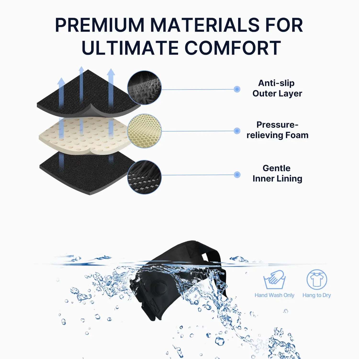 Fit Sciatica/Patella Pain Relief Devices:  – Sciatic Nerve Brace with Dual Pressure Pads Targeted Compression for maximum Relief - Path to Self-Improvement