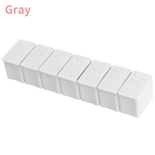 Weekly Pill Organizer Travel Daily Pill Box Medicine Organizer 7 Day for Vitamins and Prescriptions
