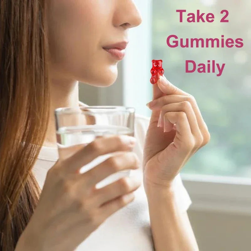 Hair, Skin & Nails Gummies | Hair Vitamins for Men and Women | Biotin Supplements - Path to Self-Improvement