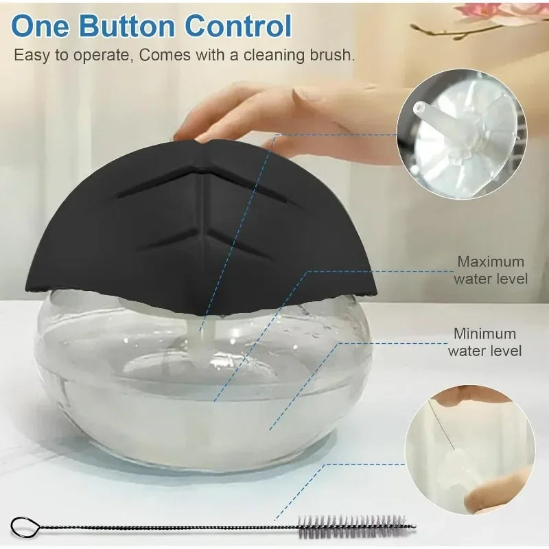 AC220V Water-Based Purifier Air Washer, Air Revitalizer & Freshener, Air Fresher with 7 LED Color