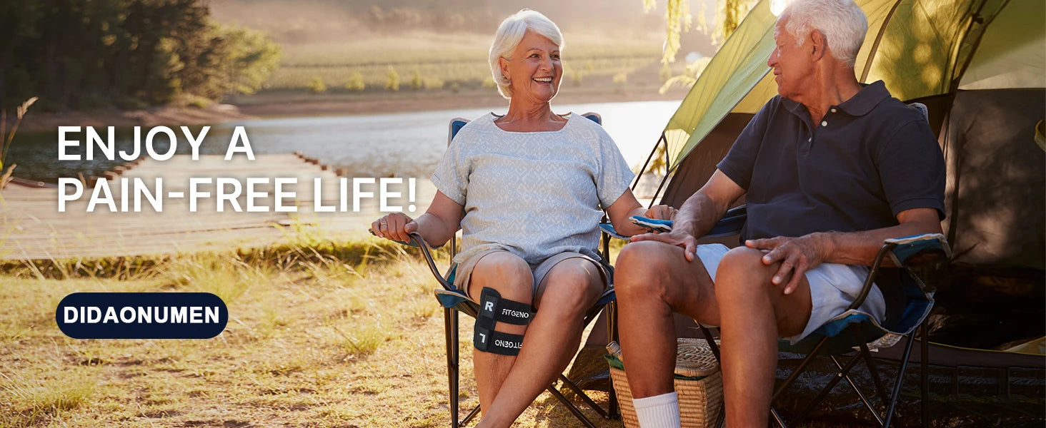 Fit Sciatica/Patella Pain Relief Devices:  – Sciatic Nerve Brace with Dual Pressure Pads Targeted Compression for maximum Relief - Path to Self-Improvement