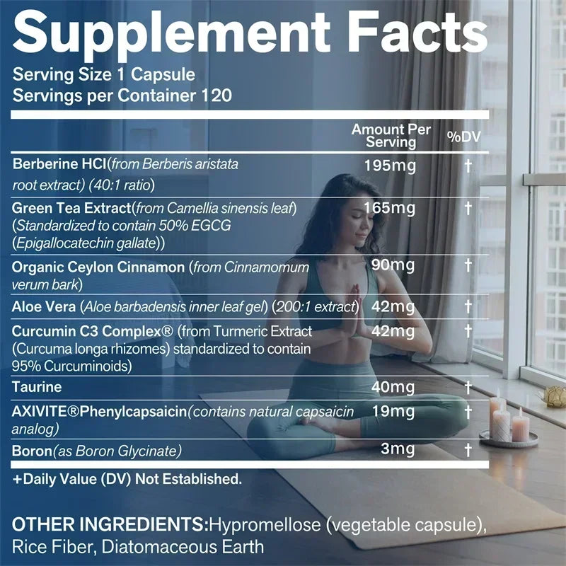 GLP-1 Support - Promotes Digestion and Gut Health, Controls Hunger, Boosts Metabolism, Strengthens Immunity, Non-GMO