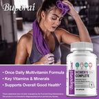 Women’s 50+ Complete Multivitamin - Supports Mental Clarity, Focus and Memory, Improves Digestion and Relieves Stress - Path to Self-Improvement
