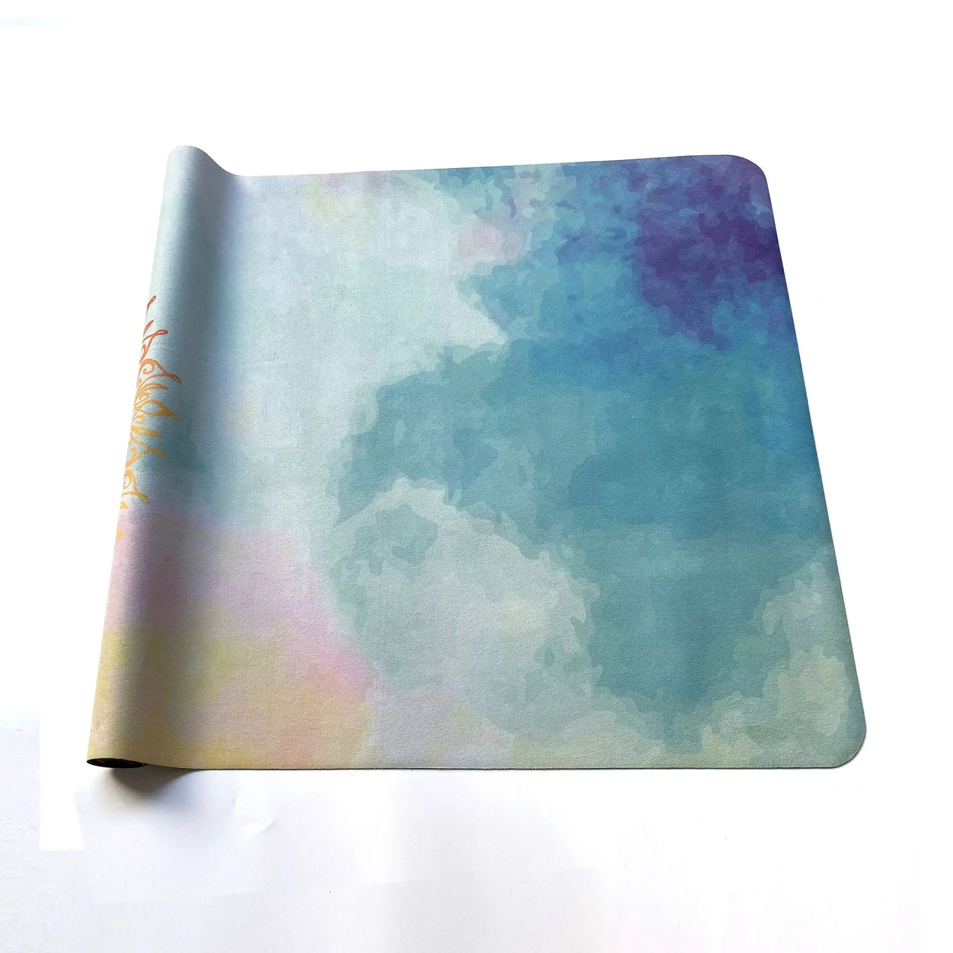 Chamois Yoga Mat Collapsible Portable Suede Yoga Towel Dance Movement Fitness Jump Rope Non-slip Floor Mat Exercise Mat  Gym Mat - Path to Self-Improvement