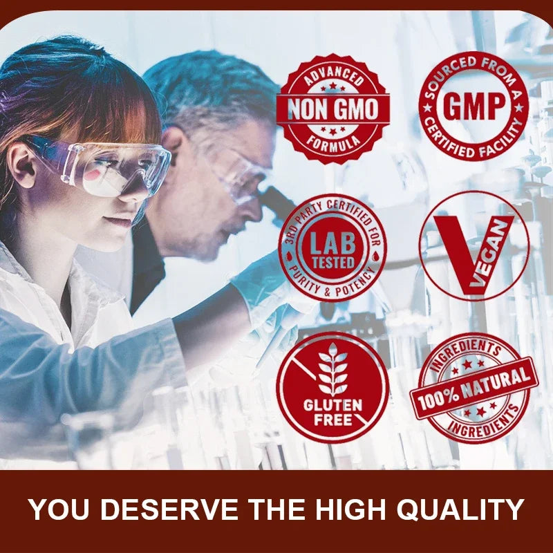 Berberine Capsules, with Ceylon Cinnamon, Support Heart Health, Immune System, Healthy GI & Cholesterol, Gluten-Free, Non-GMO