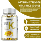 Vitamin K2 MK-7 Supplement - Supports Immune Function, Joint & Heart Health, Superior Absorption, Boosts Energy, Non-GMO - Path to Self-Improvement