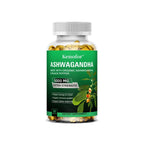 Ashwagandha Supplement - Boosts Brain and Memory, Boosts Energy, Focus, Improves Mood and Sleep - 120 Capsules