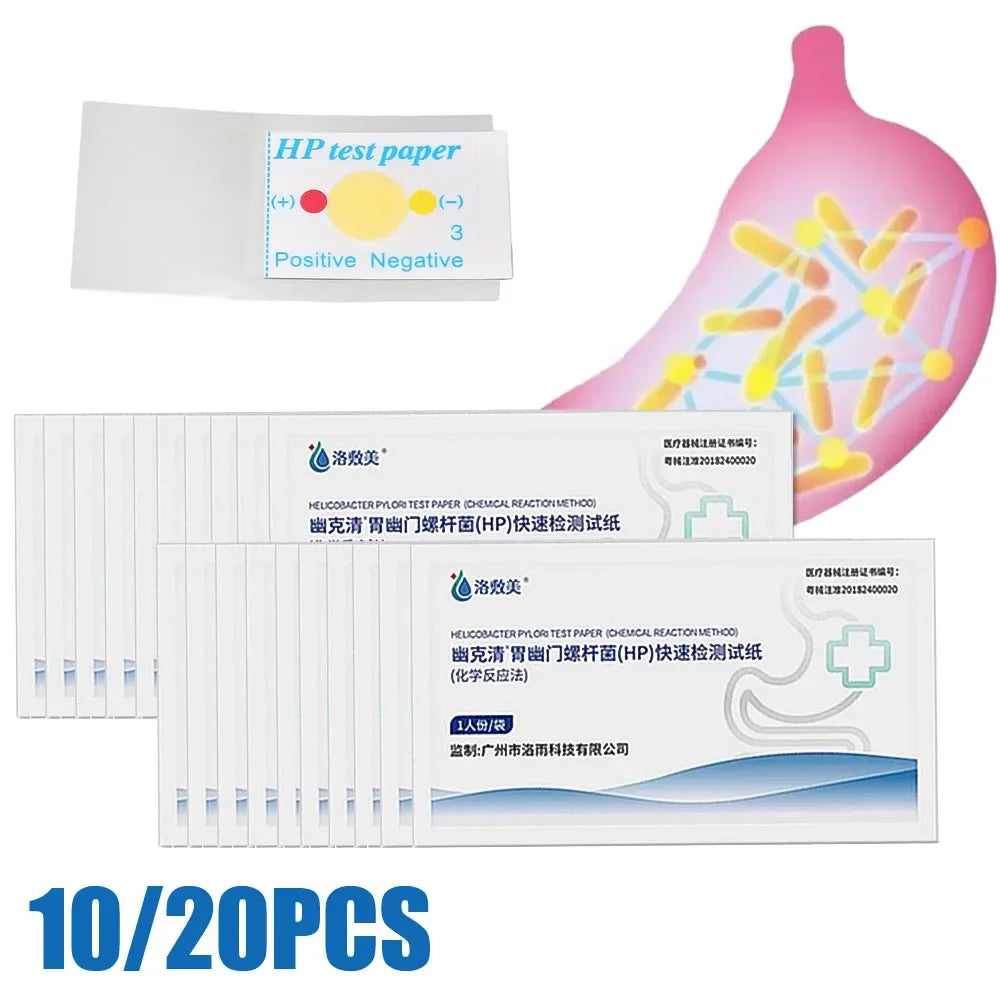 Helicobacter Pylori Detection Oral Saliva Self Test Stomach Pain Gastritis Measure Rapid Accuracy Physical Health Testing - Path to Self-Improvement