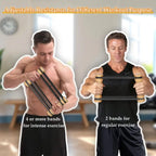 Adjustable Upper Body Exerciser Elastic Resistance Band Portable Arm Traning Resistance Stick Home Exercise Multifuntional