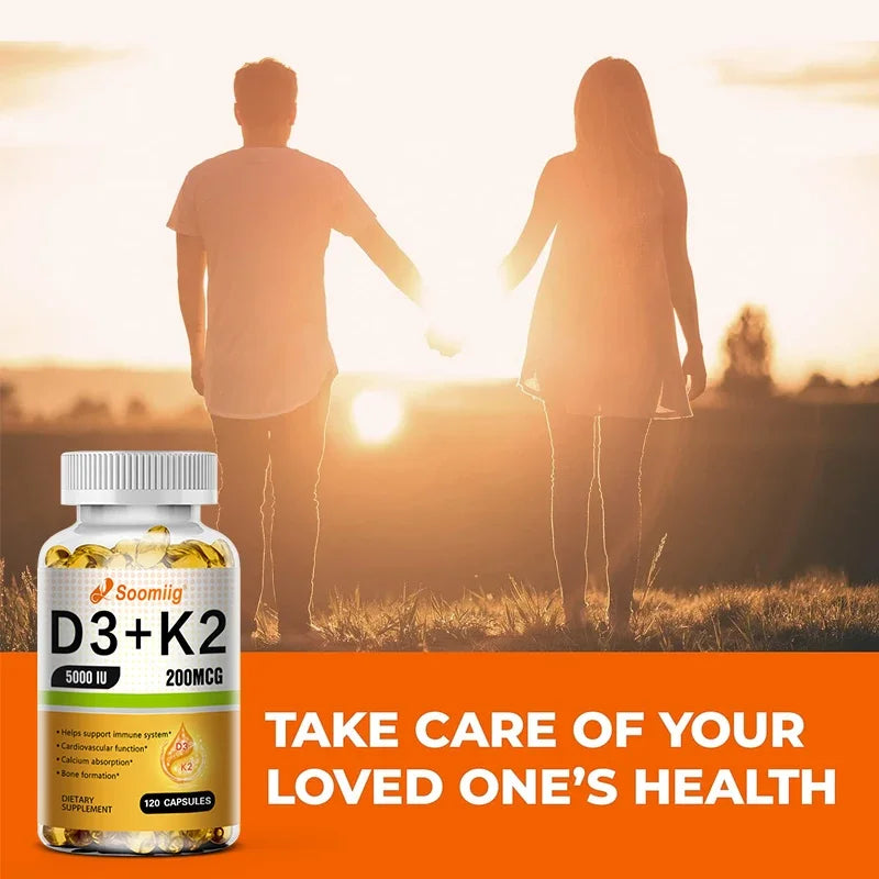 Vitamin K2 MK-7 Supplement - Supports Immune Function, Joint & Heart Health, Superior Absorption, Boosts Energy, Non-GMO - Path to Self-Improvement