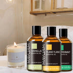 MAYJAM 1PCS 30ML Aromatherapy Essential Oil Lavender Vanilla Jasmine Eucalyptus Peppermint Aroma Oil for Diffuser Candle Soap - Path to Self-Improvement