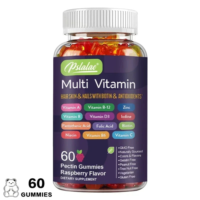 Multivitamin Gummies - To Provide Energy, for Skin, Hair and Nails Health, Support Immune, Overall Health - Path to Self-Improvement