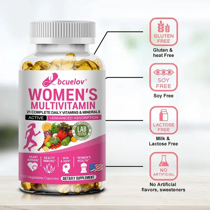 Multivitamin Mineral Supplement Antioxidant, Improved Nutrient Absorption Heart Health Natural Energy Support Multivitamin - Path to Self-Improvement