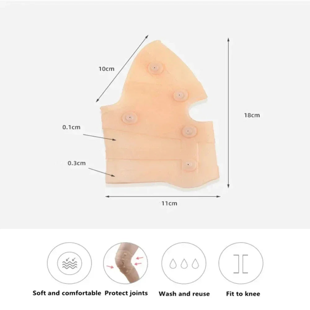 Knee Patella Massage Protector Magnetic Therapy Knee Pad Support Anti Arthritis Rheumatoid Pain Relief Muscle Pain And Spasms