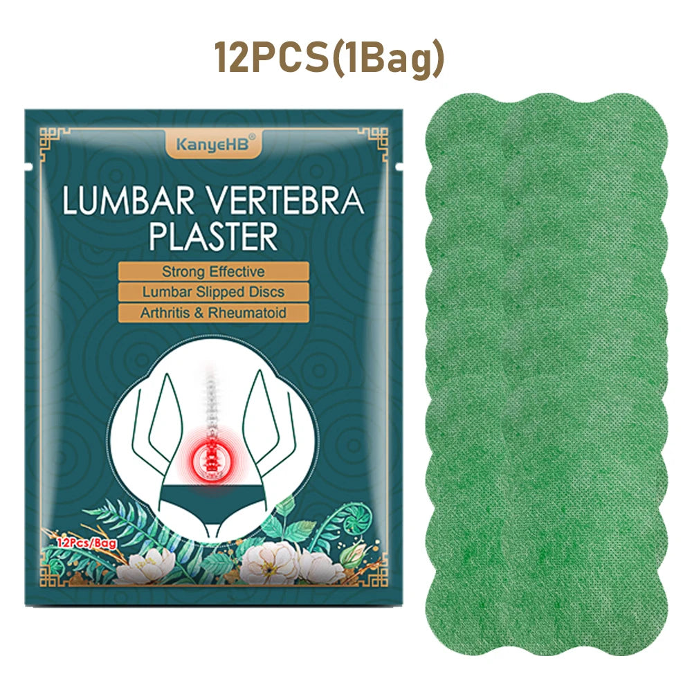 12-36PCS Lumbar Vertebra Heat patches Self-adhesive Plaster Self-heating Paste for Running Yoga Fitness Exercise