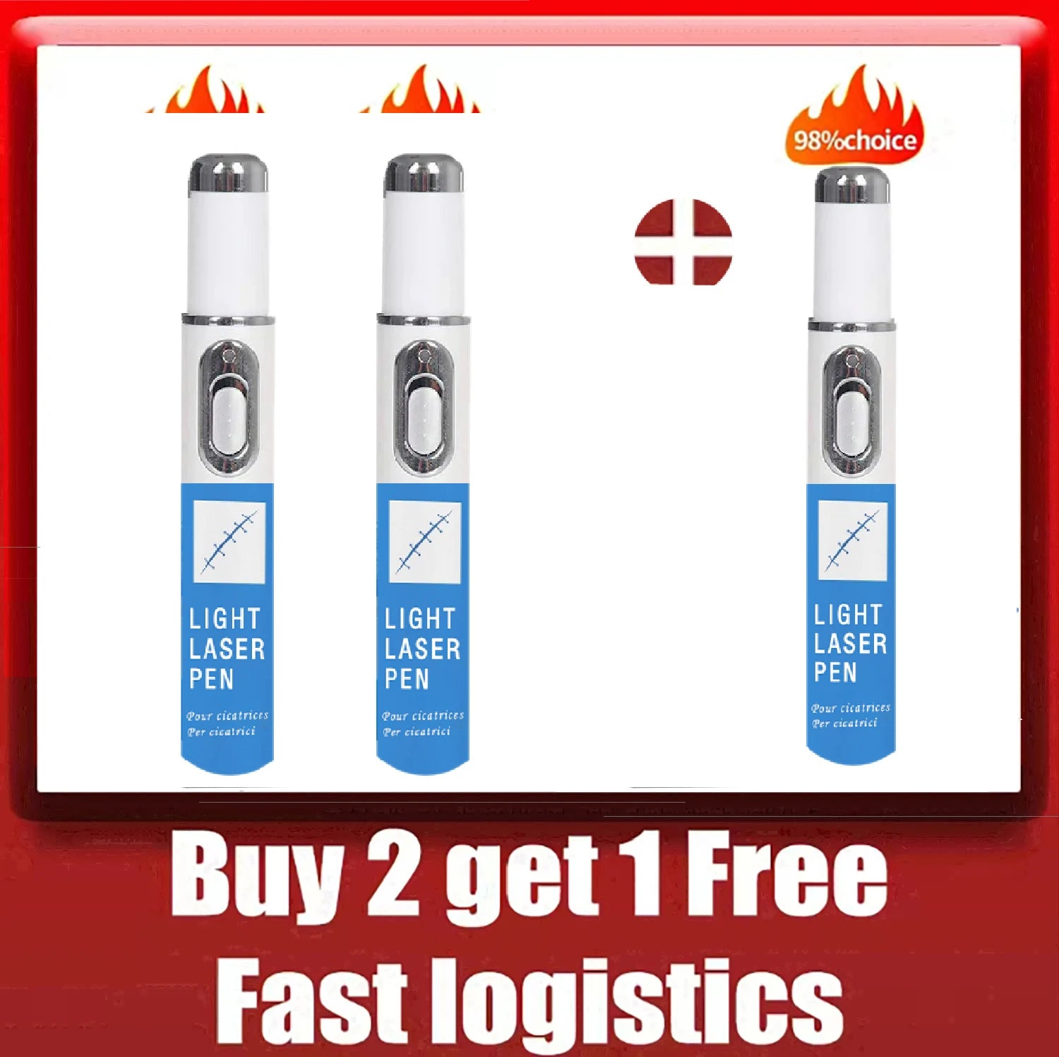 Laser Therapy Keloid Scar Improve Keloid Scar Pen Scar Relief Easy Harmless Laser Pointer - Path to Self-Improvement