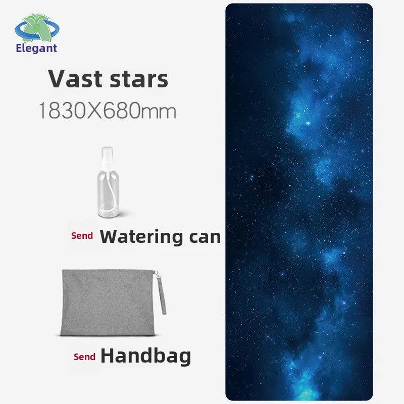 Chamois Yoga Mat Collapsible Portable Suede Yoga Towel Dance Movement Fitness Jump Rope Non-slip Floor Mat Exercise Mat  Gym Mat - Path to Self-Improvement