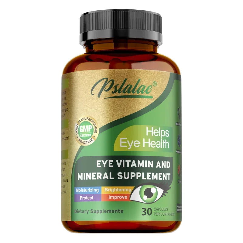 Lutein Eye Vitamins - Relieve Eye Fatigue, Dryness, Yellow Spots and Vision Health - Path to Self-Improvement