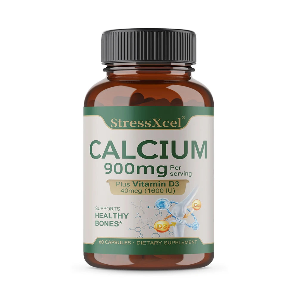 Calcium+Vitamin D3 for Best Absorption-Supports Immune Health,Bones & Teeth,Support Cardiovascular Health,Improve Sleep Quality‌