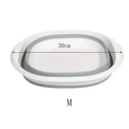 1pc Collapsible Foot Bath Basin For Soaking Feet Thickened PlasticBucket