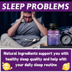 Melatonin 10mg Supplements - Promote Sleep Quality & Alertness, Help Deep Sleep, Non-GMO, Gluten-free
