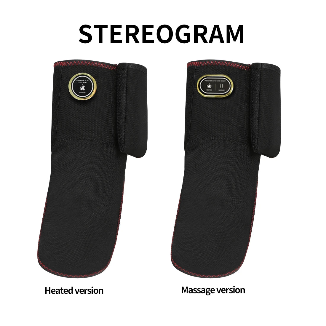 Wireless Ankle Heating Pad Electric Vibration Massage Heated Foot Hand Wrap for Wrist Ankle Rechargeable Heating Wristband Brace - Path to Self-Improvement