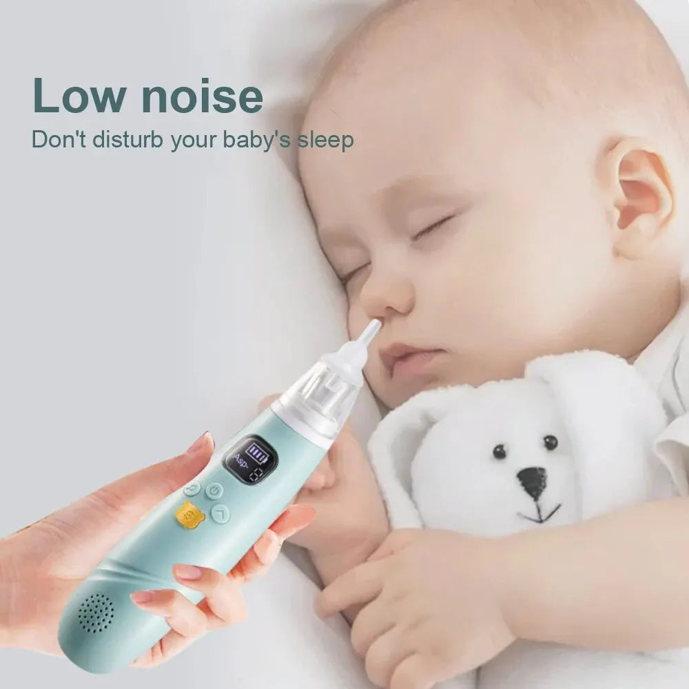 Baby Nose Cleaner Silicond Adjustable Suction Electric Child Nasal