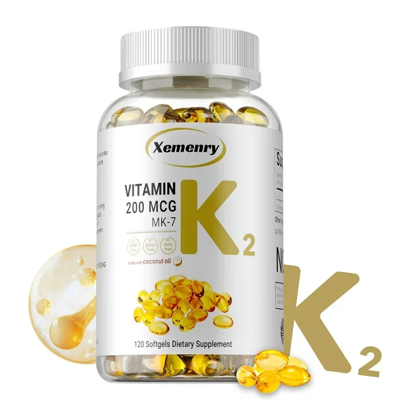 Vitamin K2 MK-7 Supplement - Supports Immune Function, Joint & Heart Health, Superior Absorption, Boosts Energy, Non-GMO - Path to Self-Improvement