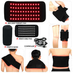 Infrared Light LED Healthcare Waist Red Light Heating Massage Belt Pad Lumbar Back Waist Massage For Back Knee Hands Feet Relief - Path to Self-Improvement