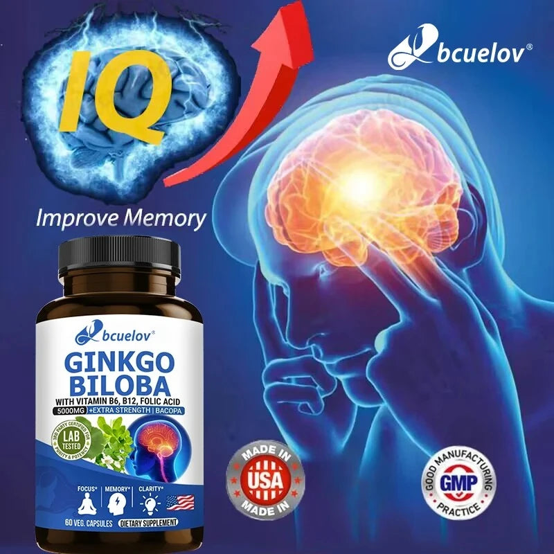 Advanced Nootropic Brain Booster Supplement  Improves Memory,Enhances Focus,Boost