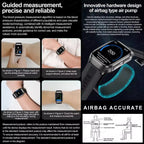 NEW Air Pump Airbag Blood Pressure Accurate Diagnosis Smart Watch ECG Temp Blood Fat Uric Acid Men Three High Monitor Smartwatch - Path to Self-Improvement