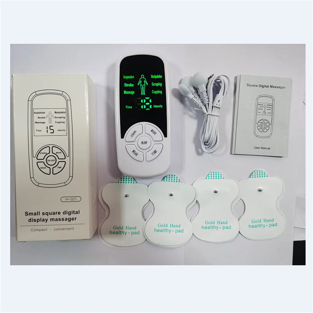 EMS Electric Muscle Therapy Stimulator 6 Modes Tens Unit Machine Meridian Physiotherapy Pulse Abdominal Prostate Body Massager