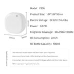 Aromatherapy MachineAromatherapy Essential Oil Nebulizer Electric Wall Mounted Aroma Diffuser With Bluetooth App Control Scent A