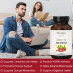 Berberine HCl Capsules, Supports Glucose Metabolism, Digestive Health, Promotes Immune Support, Helps Balance Blood Sugar