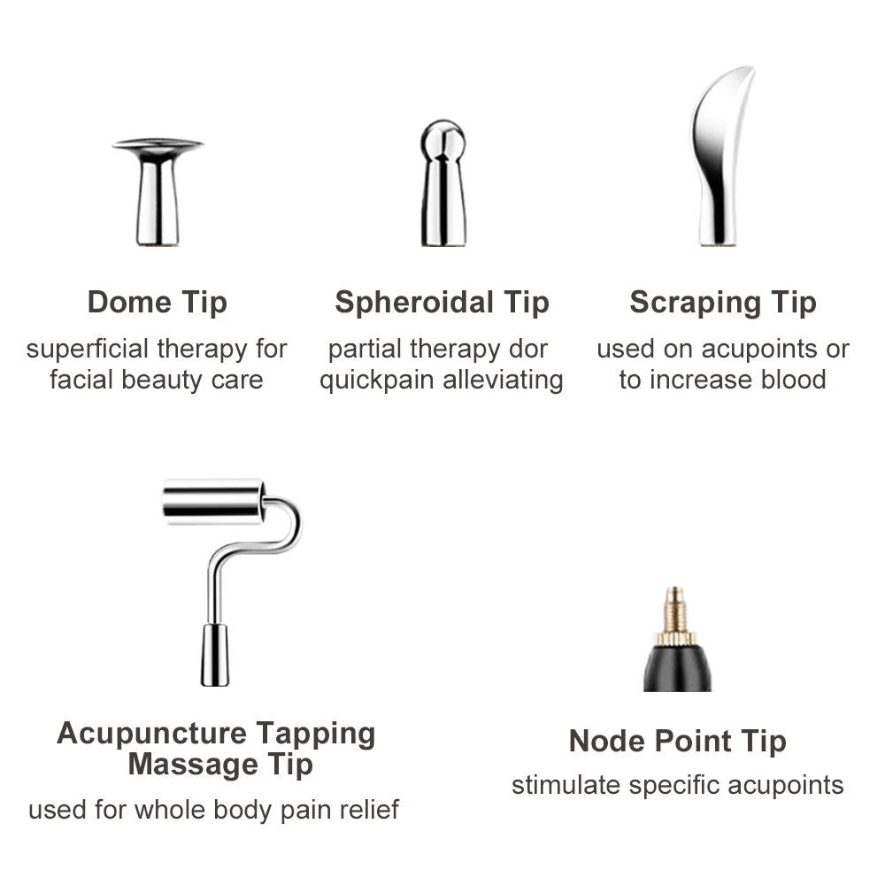 Electric Acupuncture Point Massage Pen Pain Relief Laser Therapy Electronic Meridian Energy Pen Body Head Back Neck Leg Massager