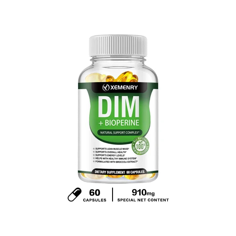 DIM Supplement- for Hormone Balance, Menopause and Prostate Health, Improve Sleep and Promote Metabolism