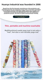 Chamois Yoga Mat Collapsible Portable Suede Yoga Towel Dance Movement Fitness Jump Rope Non-slip Floor Mat Exercise Mat  Gym Mat - Path to Self-Improvement