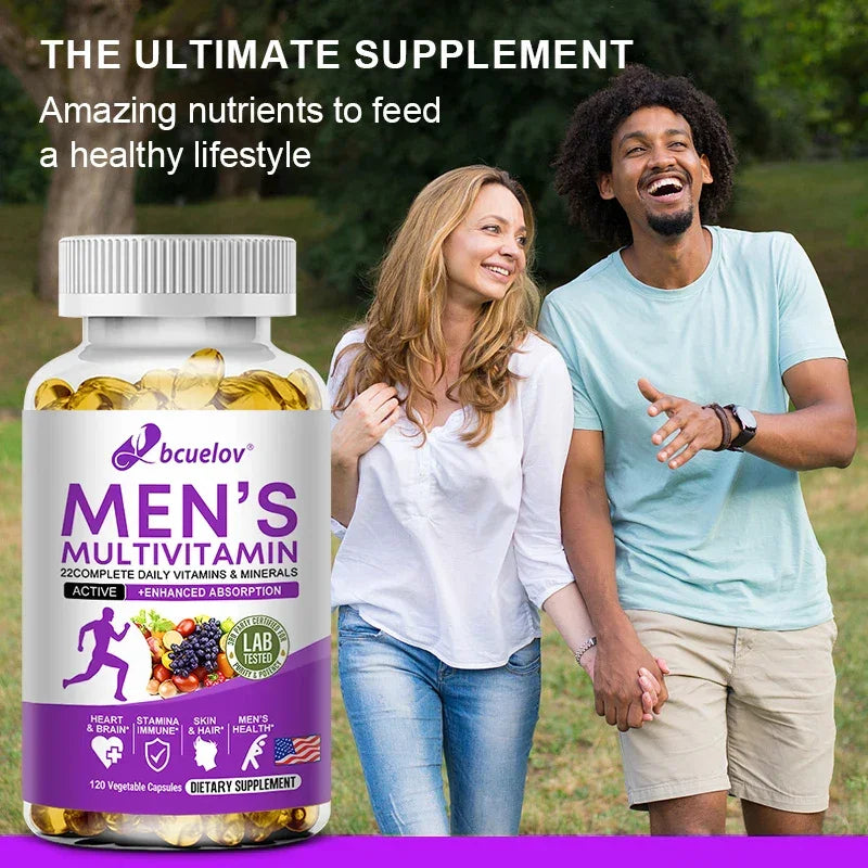 Men's Daily Multivitamin - 22 Vitamins & Minerals, Dietary Supplement for Immunity, Energy, Digestion, Skin, and Overall Health - Path to Self-Improvement
