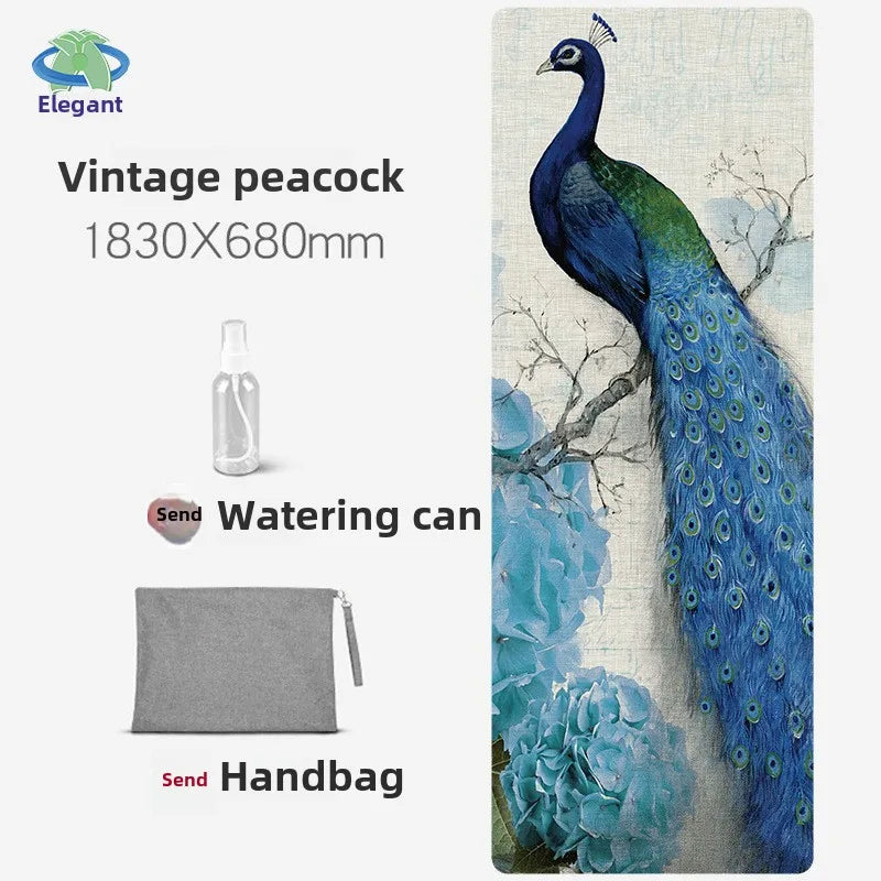 Chamois Yoga Mat Collapsible Portable Suede Yoga Towel Dance Movement Fitness Jump Rope Non-slip Floor Mat Exercise Mat  Gym Mat - Path to Self-Improvement