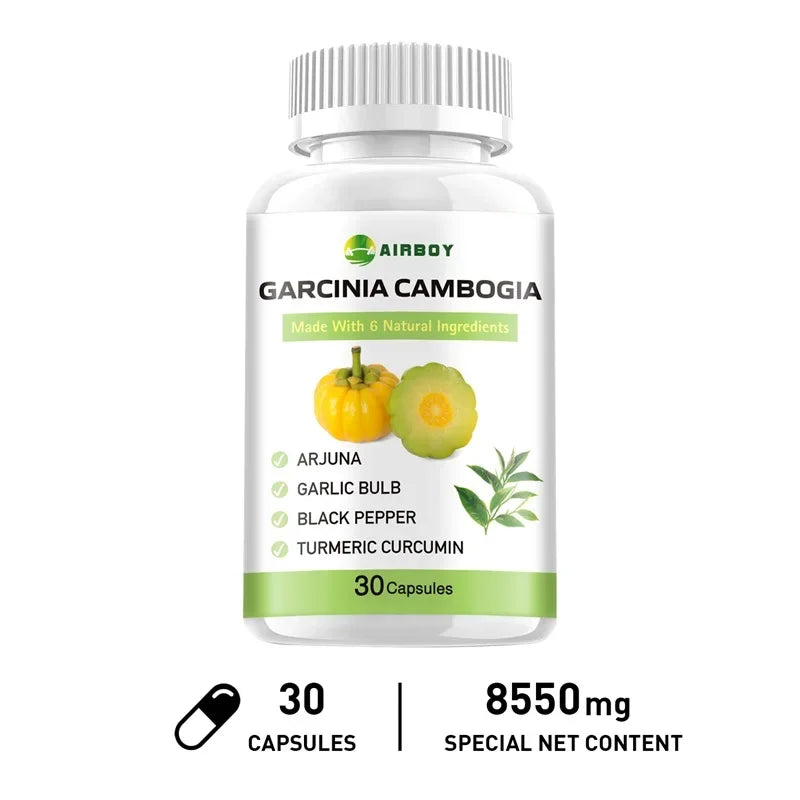 Garcinia Cambogia Capsules - Fat Burning, Weight Management, Appetite Suppression, Metabolism Boosting