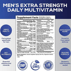 Men's Daily Multivitamin Supplement - Provides Cognitive Brain Health, Energy and Stamina, and Muscle Mass - Path to Self-Improvement